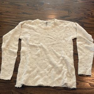 White alpaca sweater from IRO.